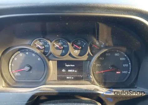 2019 Chevrolet Silverado 1500 Custom из США, поврежденный, VIN 3GCPYBEH0KG239564